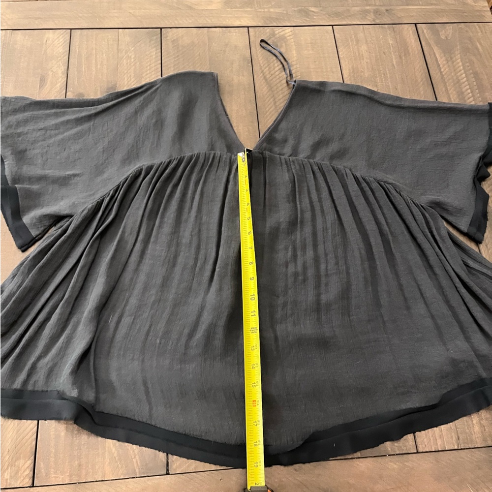 Plum Suede Flowy Top - Picture 8 of 8